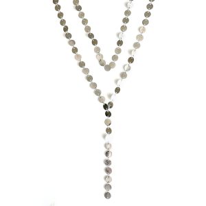 2 layer silver chain - Image 1