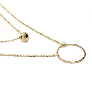 stainelss steel double layer gold - Image 2