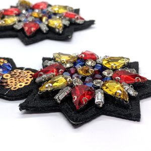 Star statement earrings - Image 2
