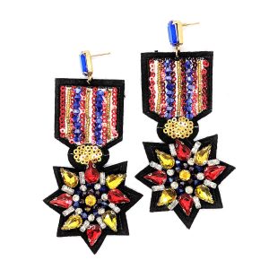 Star statement earrings - Image 1