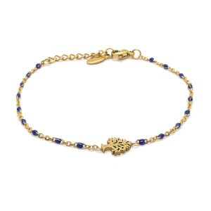 Stainless steel tree bracelet - Image 1