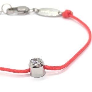 cubic zircon silver color bracelet - Image 2