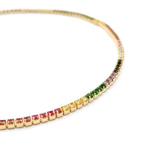 colorful necklace and bracelet ( set ) - Image 2