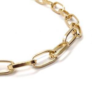 Punky gold plain chain - Image 2