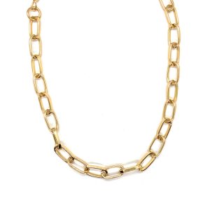Punky gold plain chain - Image 1
