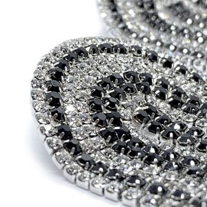 Black luxury rhinestone - Image 2