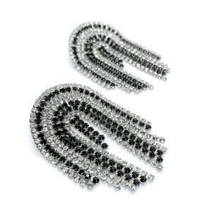Black luxury rhinestone - Image 1