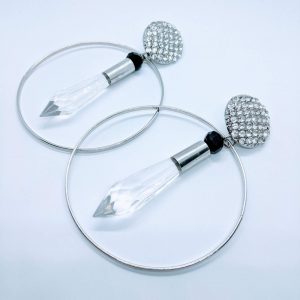 NIO GLAM HOOP EARRINGS - Image 1