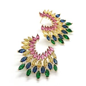 Cubic Zircon stud earrings - Image 1