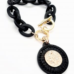 Black Carbon funky bracelet - Image 1