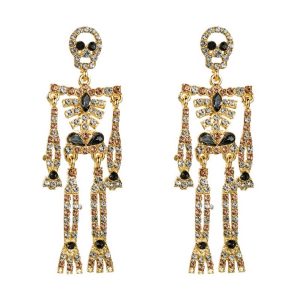 Gold Skull earrings - Image 1